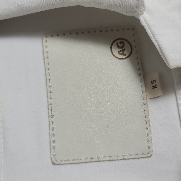 AG ADRIANO GOLDSCHMIED The Robyn White Jean Jacket Size XSmall - Picture 2 of 16